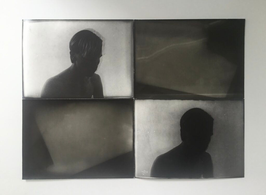 Dark Portrait Dark Sky